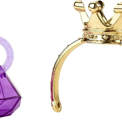 Barbie Extra Minis Doll & Accessories with Blonde Hair Wearing Shimmery Dress & Furry Shrug, 5.5-inch