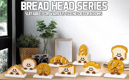 Nine Piece Set of Brain Building Blocks (9 Sets of Bread Building Blocks)