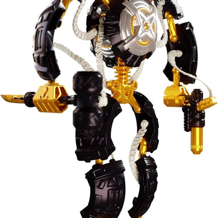 Giga Bots - GRIPBOT | Energy Core Transforms Into 13 Inch Action Figure | The Scout | Unique Toy Combat Attachments and Skills | Includes 33 Buildable Pieces