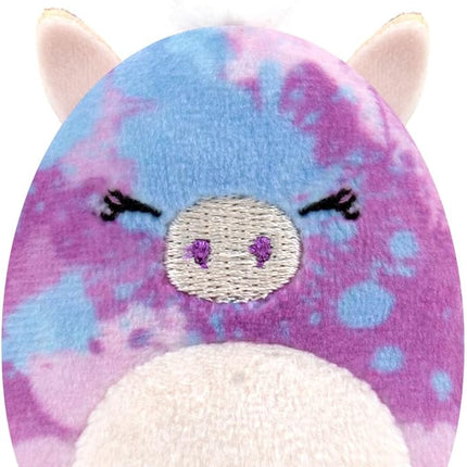 Squishville by Original Squishmallows Purple Pals Squad Plush - Six 2-Inch Squishmallows Plush Including Bashira, Mollie, Carlota, Patrick, Rida, and Jazzy - Toys for Kids