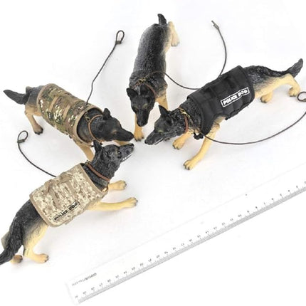 YEIBOBO ! 1:6 Action Figure Accessories German Shepherd Figure Toy (Police Dog)