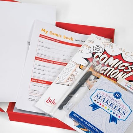 Lulu Jr. My Comic Book Making Kit, Multicolor, 6.75" x 10.25"