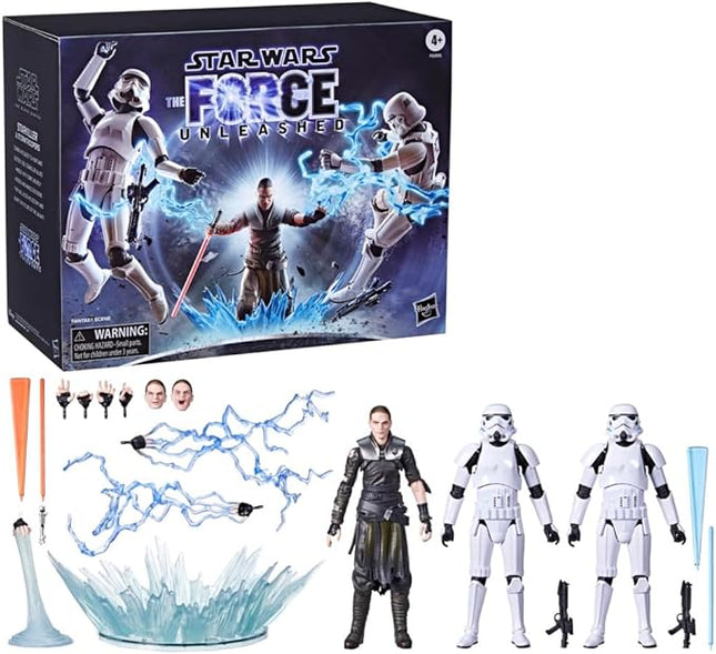 Hasbro F6995 6 inch Star Wars The Black Series Starkiller and Troopers Action Figures
