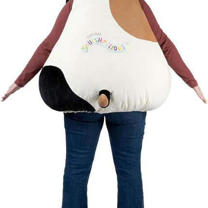Jazwares Adult Squishmallow Cam the Cat Costume - Plush Calico Cat Vest for Halloween and Cosplay - One Size