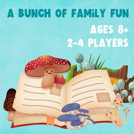 Gamewright - A Bunch of Fun Guys - Strategic Mushroom Foraging Card Game, Ages 8+, 2-4 Players