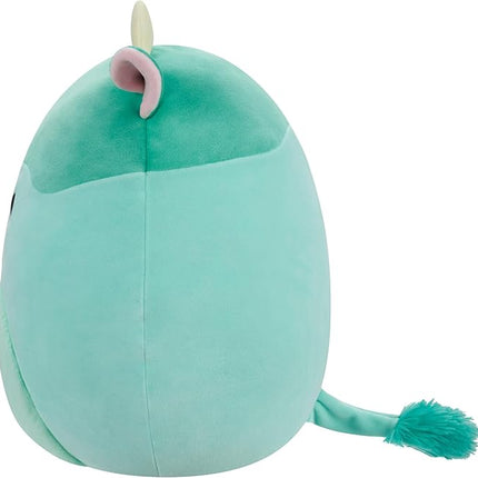 Squishmallows Original 14-Inch Seamus Green Cow with Fuzzy Belly - Large Ultrasoft Official Jazwares Plush