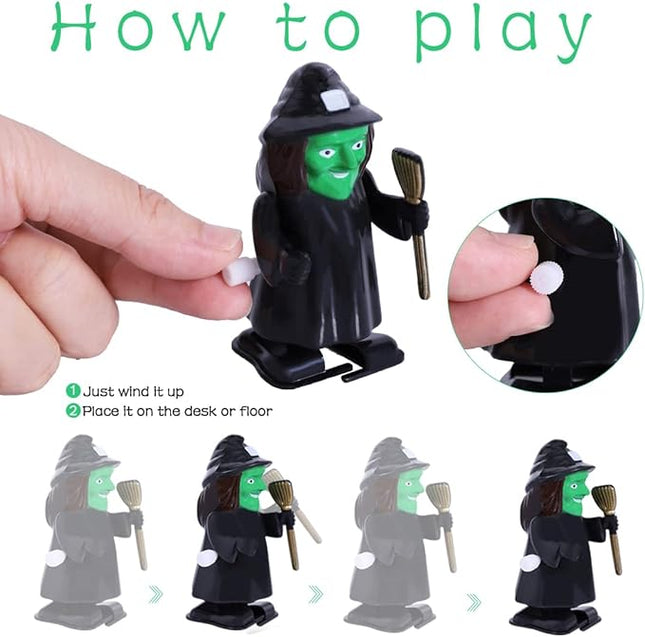 Max Fun 18pcs Halloween Wind Up Toys Assortments for Kids Halloween Party Favors Treat Bag Stuffers Goody Bag Filler Treats Prizes (Halloween)