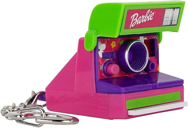 World's Coolest Barbie Polaroid, Retro Mini Novelty Camera, Measures only 1.5 x 2.25 x 1.75 inches has Sound, Simulated Film, and a clickable red Shutter Button, Ages 8+