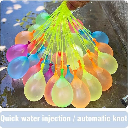 Water for Kids Adults Balloons with Refill Kits Quick Fill Balloons Set Summer Splash Party Easy Quick Fun Outdoor Backyard Summer Water Toys for Pool （999)