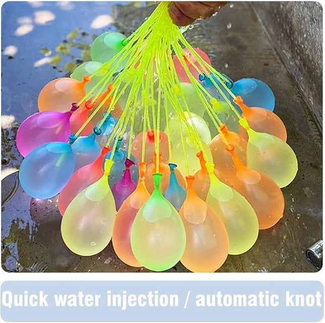 Water for Kids Adults Balloons with Refill Kits Quick Fill Balloons Set Summer Splash Party Easy Quick Fun Outdoor Backyard Summer Water Toys for Pool （999)