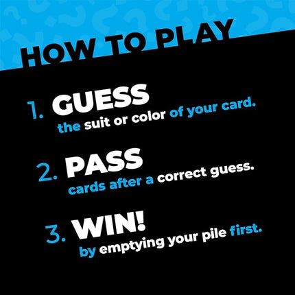 Wild Guess! – The Fast-Paced, Unpredictable, Insanely Competitive Card Game for 2 to 4 Players – Great Travel Game for Friends and Family