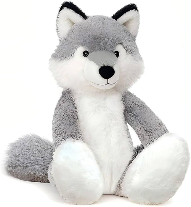 Wolf Stuffed Animal – Cute Wolf Plush Toy for Kids & Adults – Birthday Surprise& Room Decor –A Cuddly Companion for Everyday hugs and Bedtime