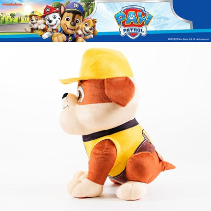 Franco Paw Patrol Rubble Construction Pup Kids Bedding Super Soft Plush Cuddle Pillow Buddy, (Officially Licensed Product)