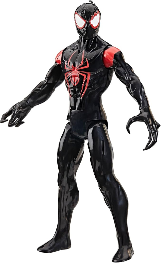 Spider-Man Marvel VenomVersus Titan Hero Series Miles Morales Action Figure, 12 Inch (30 cm) Super Hero Figures & Toys for Kids Ages 4+