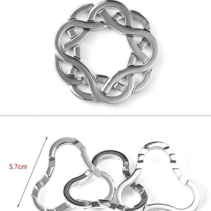 VolksRose 15pcs Brain Teaser Puzzles, Metal Wire Puzzles Set, Mind Smart Game IQ Challenge Puzzle Games, Educational IQ Test Unlock Interlocking Toy Lock Puzzles Gift for Adults Teenagers