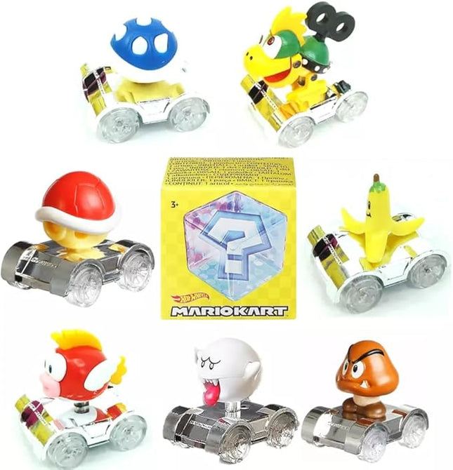 Hot Wheels Mario Kart Series 3 Blind Box Pack of 6 – Die‑Cast Mystery Vehicles Ages 3+
