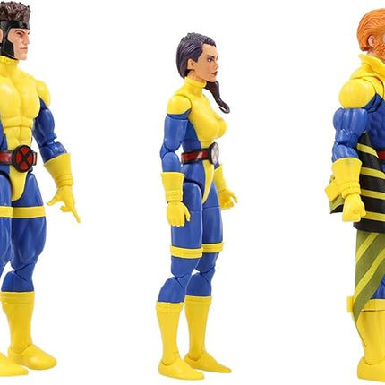 Marvel Legends Series Banshee, Gambit, & Psylocke X-Men 60th Anniversary Action Figure Set, 6-Inch