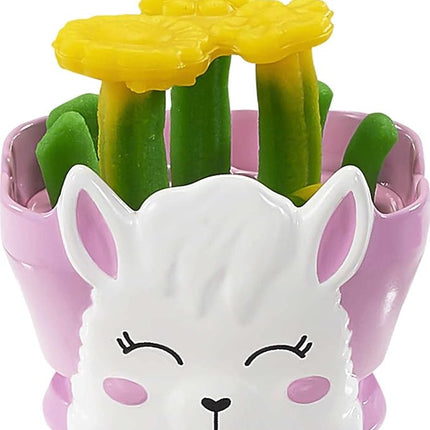 Barbie Florist Doll & Playset, Flower-Making Station with Molds, 3 Dough Colors & Accessories, Brunette Fashion Doll