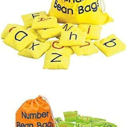 Educational Insights Alphabet & Numbers Beanbags, 46 Piece Set, ABC and 123 Learning Activity for Ages 3+