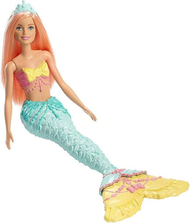Barbie Dreamtopia Mermaid Doll, Coral Hair