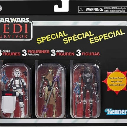 STAR WARS Jedi Survivor 3.75 Inch Action Figure 3 Pack