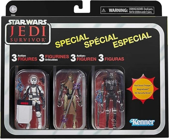 STAR WARS Jedi Survivor 3.75 Inch Action Figure 3 Pack