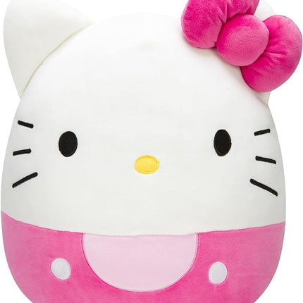 Squishmallows Hello Kitty Pink Bow & Shorts 14-Inch Plush - Sanrio Ultrasoft Stuffed Animal Large Plush Toy, Official Kellytoy Plush