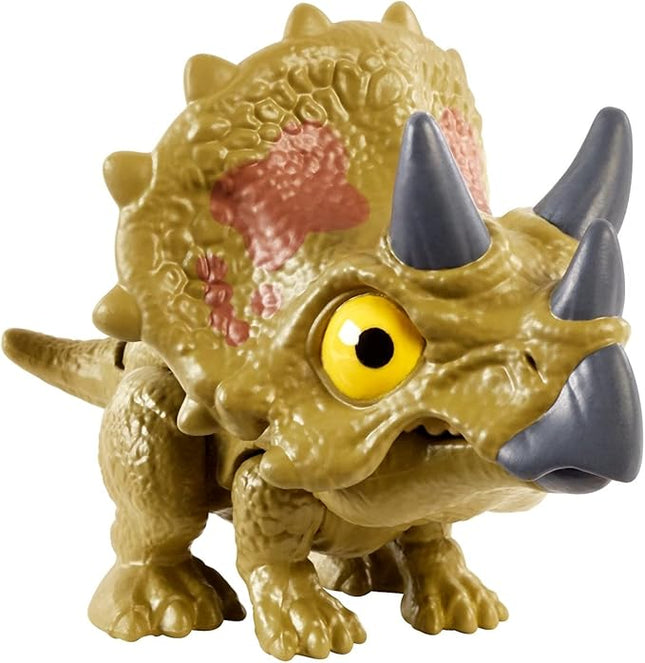Jurassic World Snap Squad Attitudes Triceratops Figure