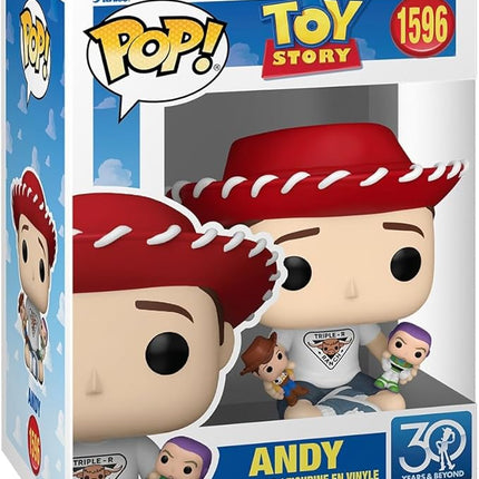 Funko Pop! Disney: Toy Story 30th Anniversary - Andy - Collectable Vinyl Figure - Gift Idea - Official Merchandise - Toys for Kids & Adults - Movies Fans - Model Figure for Collectors and Display