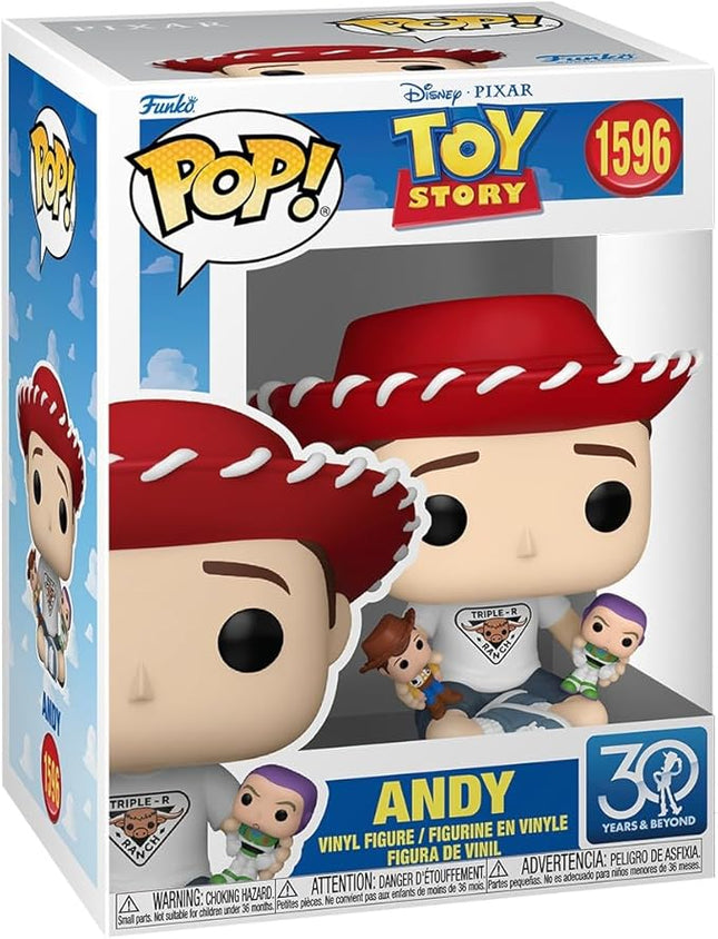 Funko Pop! Disney: Toy Story 30th Anniversary - Andy - Collectable Vinyl Figure - Gift Idea - Official Merchandise - Toys for Kids & Adults - Movies Fans - Model Figure for Collectors and Display