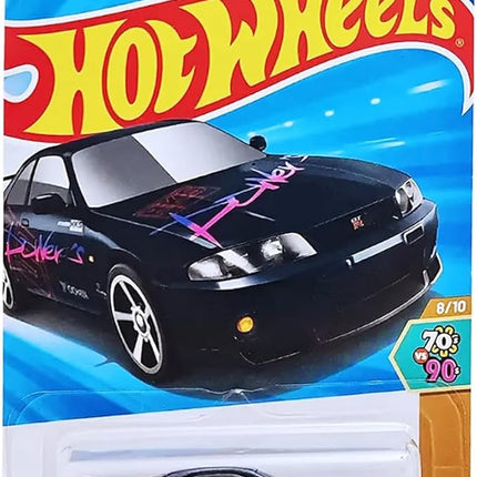Hot Wheels Nissan Skyline GT-R (BCNR33) [Black], '70s VS. '90s 8/10, 144/250