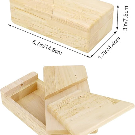 Impossible Puzzle Box Secret Money Box Mini 3D Brain Teaser Toy Cash Card Boxes Surprise Wooden Magic Box