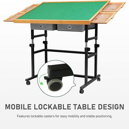 2000 Pieces Puzzle Table with Wheels, with Drawers and Cover, 40.16"x28.5" Adjustable Height & 45° Tilting, Puzzle Board for Adults