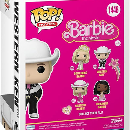 Funko POP! Movies: Barbie - Western Ken - Collectable Vinyl Figure - Gift Idea - Official Merchandise - for Kids & Adults - Movies Fans - Model Figure for Collectors and Display