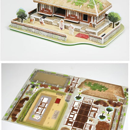 3D Puzzle Set of Korean Cultural Heritage - Easy Assembly, No Tools Needed - Decorative Models of Korean Landmarks (Set 2)