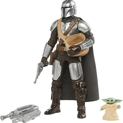 STAR WARS Galactic Action The Mandalorian & Grogu Interactive Electronic 12-Inch-Scale Action Figures, Toys for Kids Ages 4 and Up