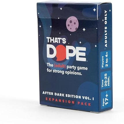 That's Dope: The Party Game for Strong Opinions • After Dark Edition