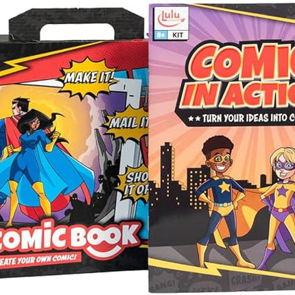 Lulu Jr. My Comic Book Making Kit, Multicolor, 6.75" x 10.25"