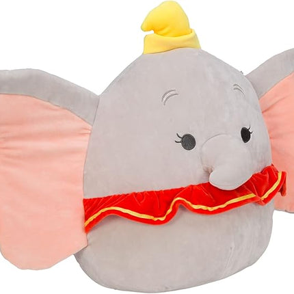 Squishmallows Disney 14-Inch Dumbo Plush - Add Dumbo to your Squad, Ultrasoft Stuffed Animal Large Plush Toy, Official Kellytoy Plush