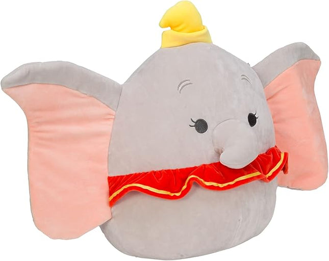 Squishmallows Disney 14-Inch Dumbo Plush - Add Dumbo to your Squad, Ultrasoft Stuffed Animal Large Plush Toy, Official Kellytoy Plush