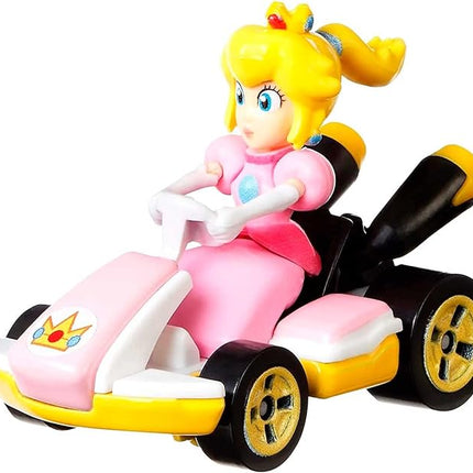 Hot Wheels GBG28 Mario Kart 1:64 Die-Cast Peach with Standard Kart Vehicle