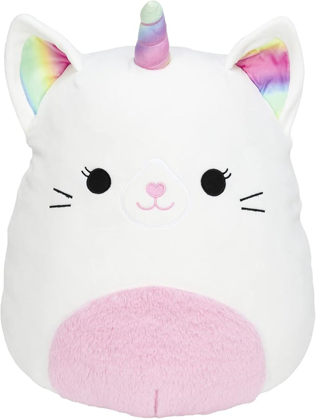 Squishmallow 16" Large Carlita The Caticorn - Officially Licensed Kellytoy Plush - Collectible Soft & Squishy Cat Unicorn Stuffed Animal Toy - Gift for Kids, Girls & Boys - 16 Inch