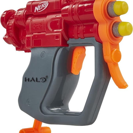 Nerf MicroShots Halo SPNKr - Mini Dart-Firing Blaster and 2 Darts - Collectible Blaster for Halo Video Game Fans Battlers