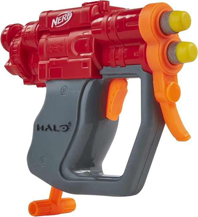 Nerf MicroShots Halo SPNKr - Mini Dart-Firing Blaster and 2 Darts - Collectible Blaster for Halo Video Game Fans Battlers