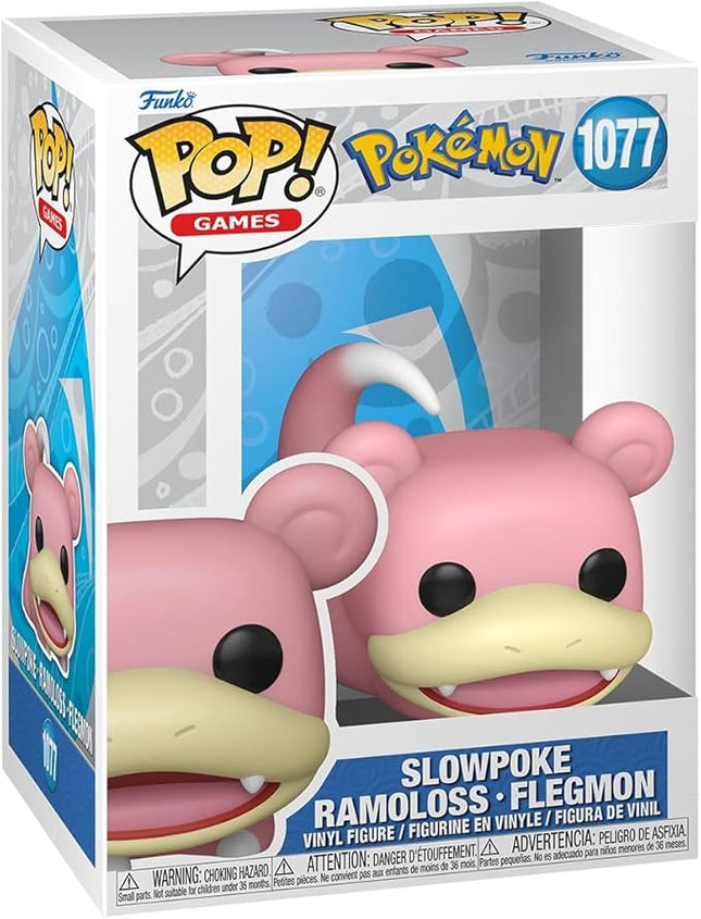 Funko Pop! Games: Pokemon - Slowpoke - Collectable Vinyl Figure - Gift Idea - Official Merchandise - Toys for Kids & Adults - Video Games Fans - Model Figure for Collectors and Display
