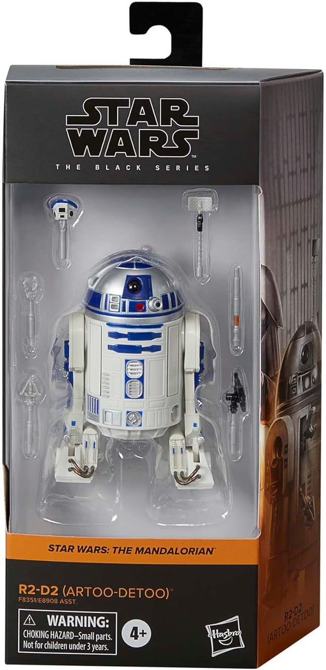 STAR WARS The Black Series R2-D2 (Artoo-Detoo), The Mandalorian Collectible 6-Inch Action Figures, Ages 4 and Up