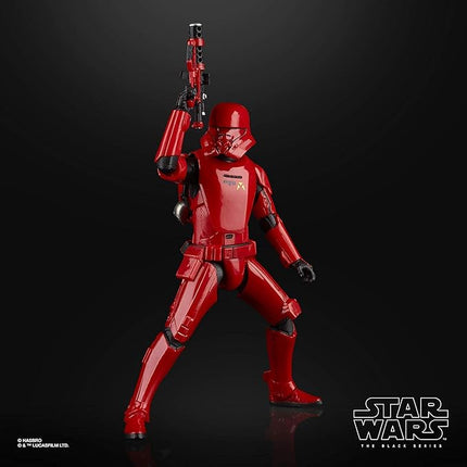 STAR WARS The Black Series Sith Jet Trooper Toy 6-inch Scale The Rise of Skywalker Collectible Action Figure, Kids Ages 4 and Up, Red