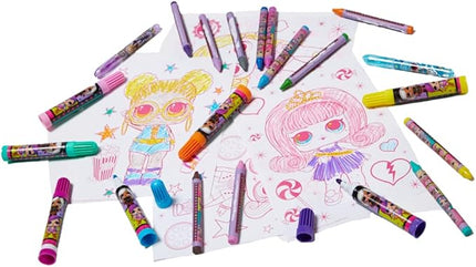 LOL Surprise Deluxe Activity Set for Kids with Carrying Tin, Coloring Sheets, Tattoos, Stickers, & Art Supplies, 200+ Pieces