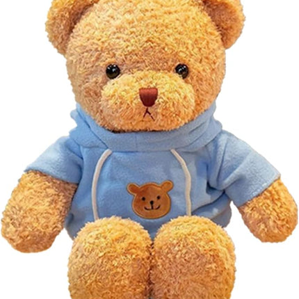 11.8 inches Teddy Bear Stuffed Animals Soft Plush Cute Teddy Bear Doll for Boys Girls (Blue)