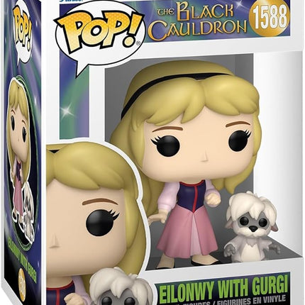 Funko Pop&Buddy: The Black Cauldron - Eilonwy and Gurgi with Gurgi - Collectable Vinyl Figure - Gift Idea - Official Merchandise - Toys for Kids & Adults - Cartoon/Animation Fans